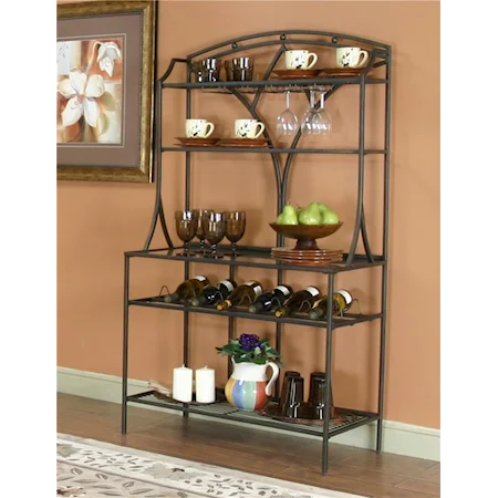 Antique Bronze Baker's Rack